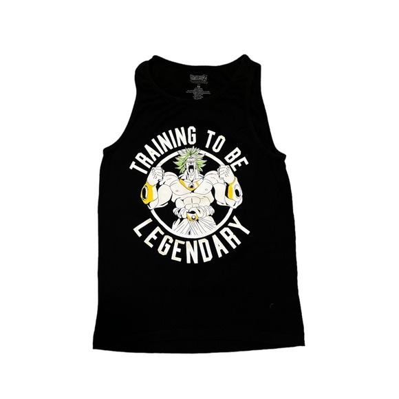 Dragon Ball Z (BROLY GREEN HAIR SUPER SAIYAN), black tank top - Picture 1 of 5